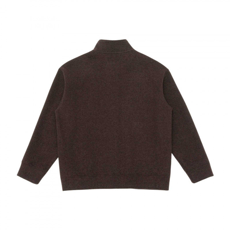 Unisex Boxy-Strickcardigan mit Stehkragen und durchgehender Knopfleiste Nord Taschen