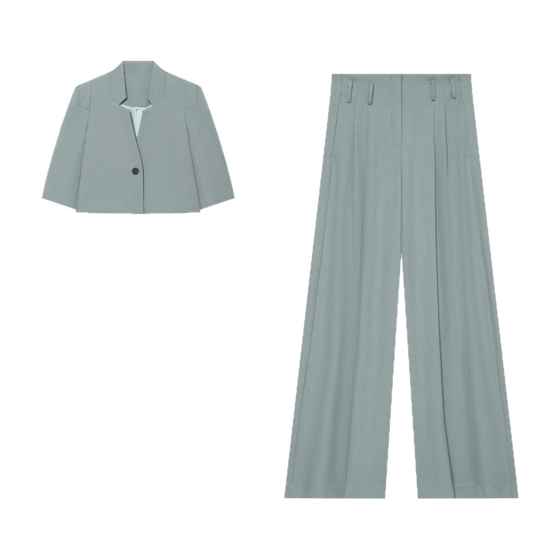 Damen Weite Highwaist-Hose mit Bundfalten, Bügelfalte und Gürtelschlaufen Nord Taschen