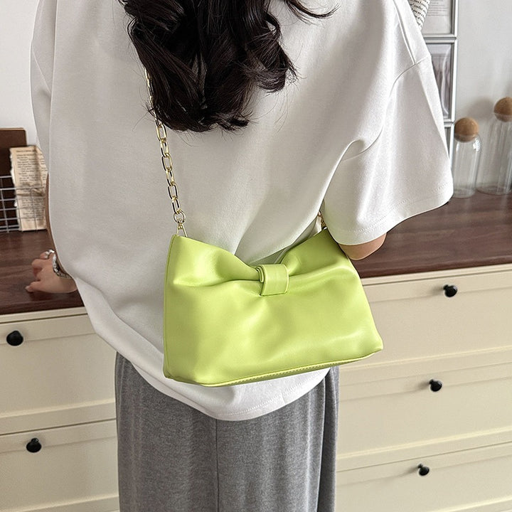 Damen elegante Clutch-Tasche mit edler Schleife Nord Taschen