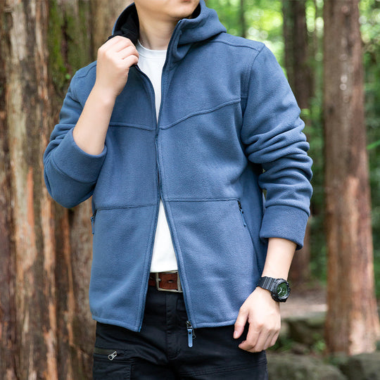 Herren Fleecejacke mit praktischen Taschen Nord Taschen
