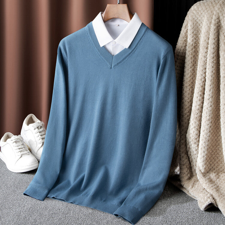 Herren V-Ausschnitt Pullover