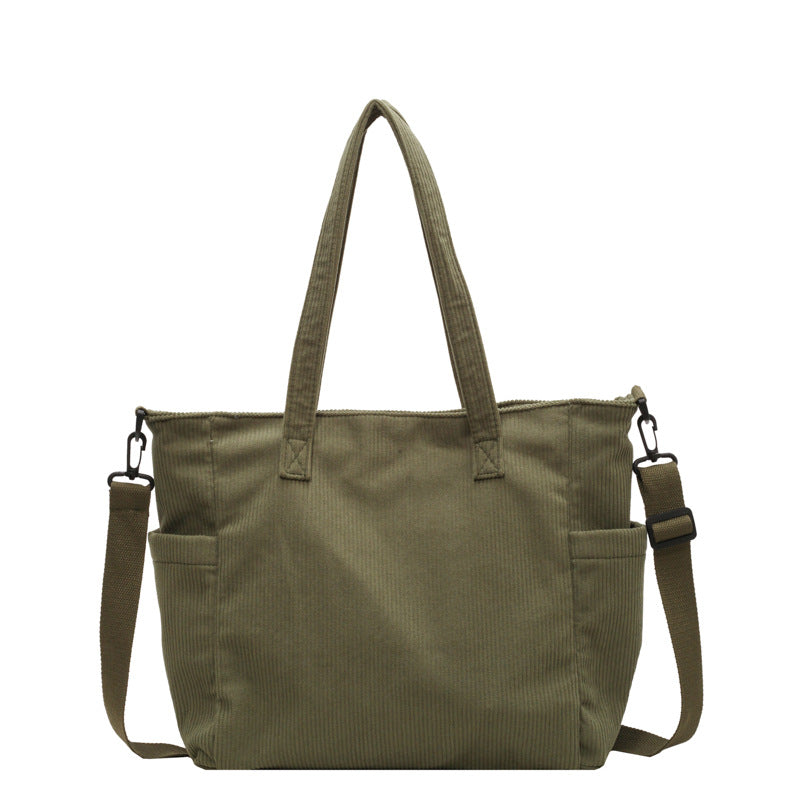 Nord Taschen | Large Handbag for School in Corduroy