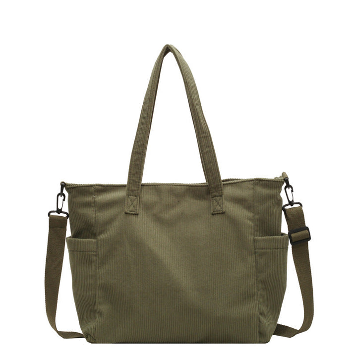 Nord Taschen | Large Handbag for School in Corduroy
