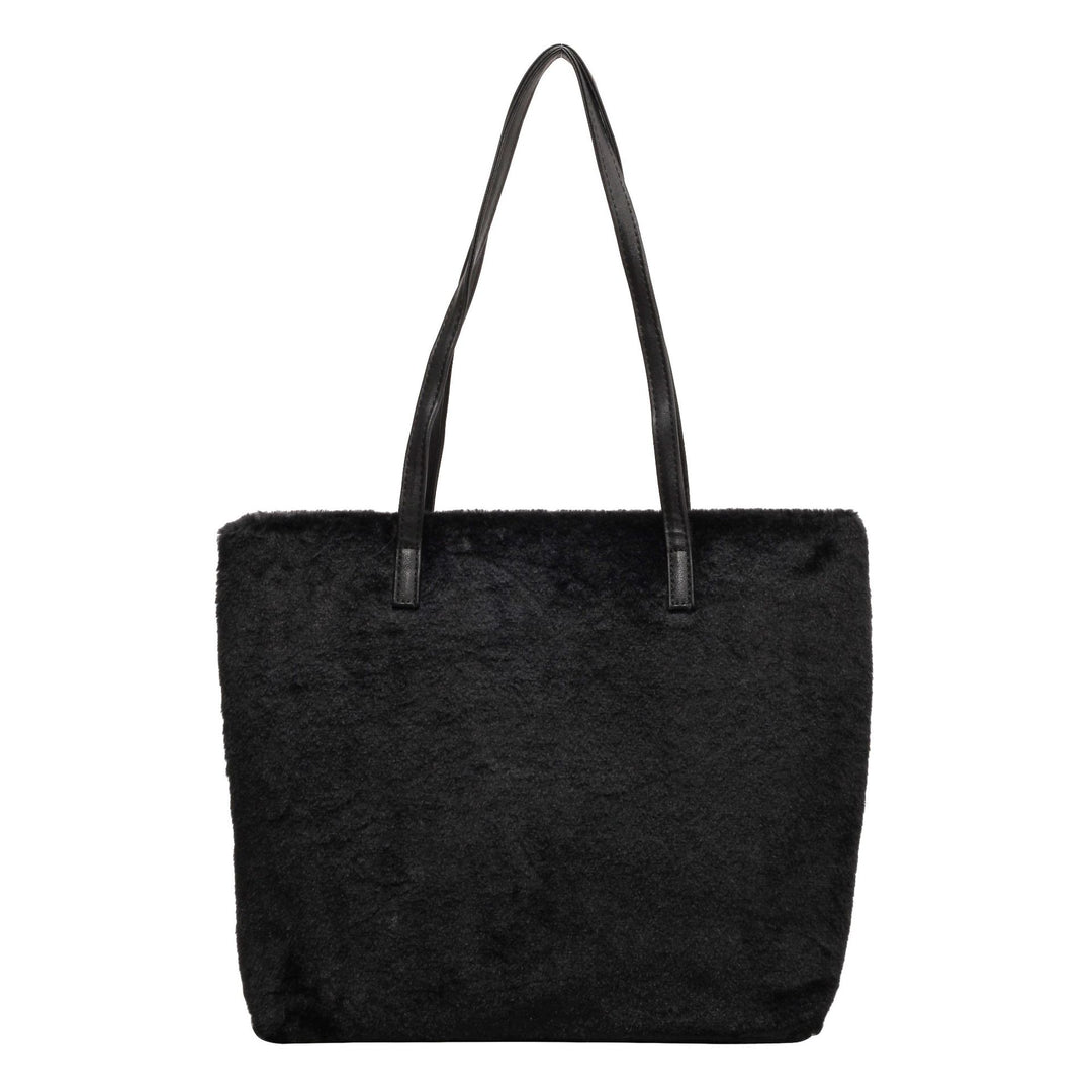 Damen elegante Henkeltasche aus kuscheligem Material Nord Taschen
