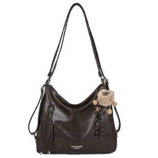 Damen multifunktionale Schultertasche aus hochwertigem Kunstleder Nord Taschen