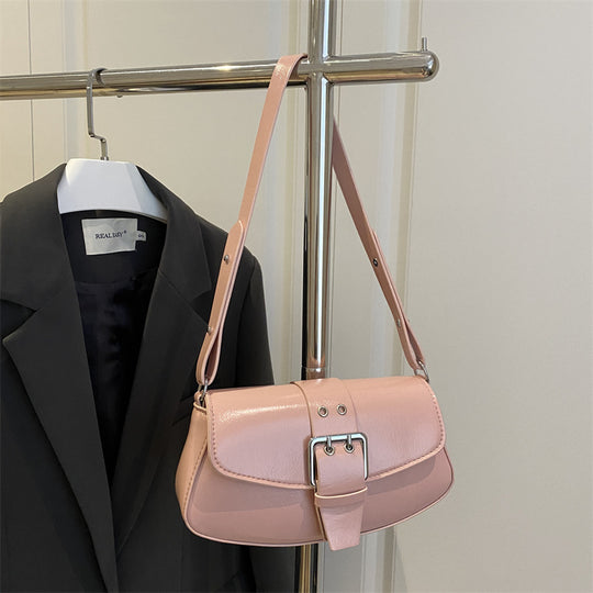 Damen Umhängetasche mit eleganter Schnallenverzierung Nord Taschen