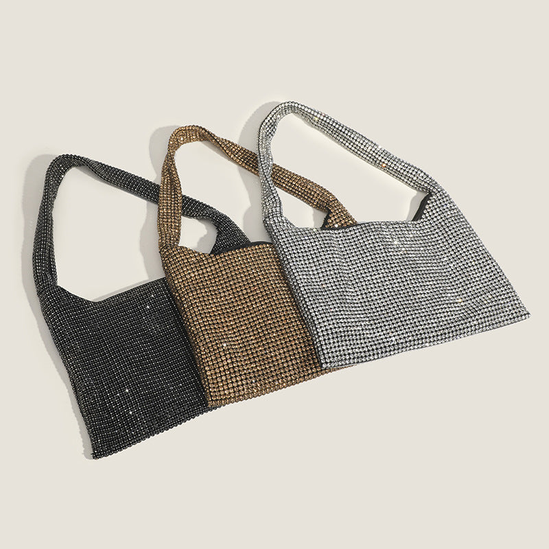 Damen Umhängetasche mit funkelndem Strassdesign Nord Taschen