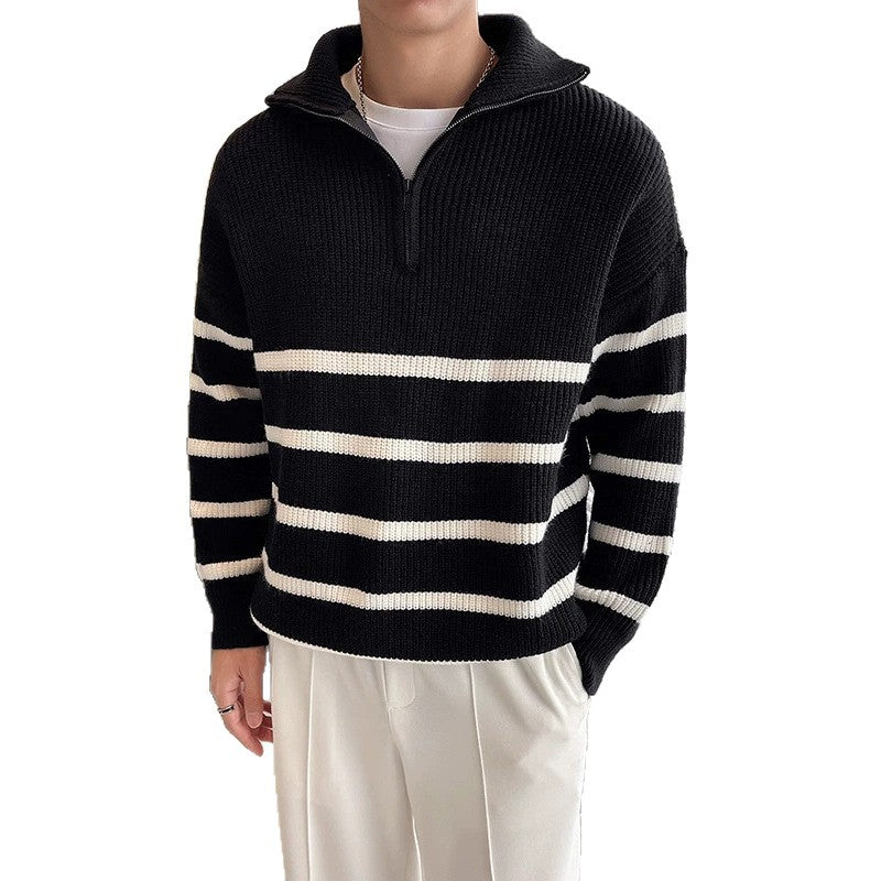Damen Oversized Pullover mit Reißverschluss Nord Taschen