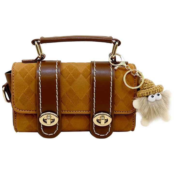 Damen Umhängetasche mit raffiniertem Kettenverschluss und strukturiertem Design Nord Taschen
