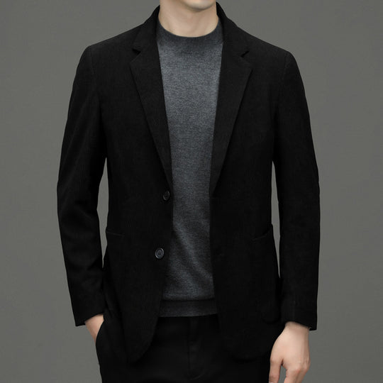 Herren Kordsakko Slim-Fit aus Baumwollmix mit aufgesetzten Taschen Nord Taschen