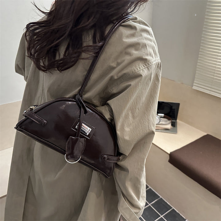 Damen elegante Handtasche mit modischem Reißverschluss Nord Taschen