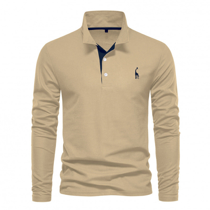 Atmungsaktives Baumwoll Poloshirt Herren