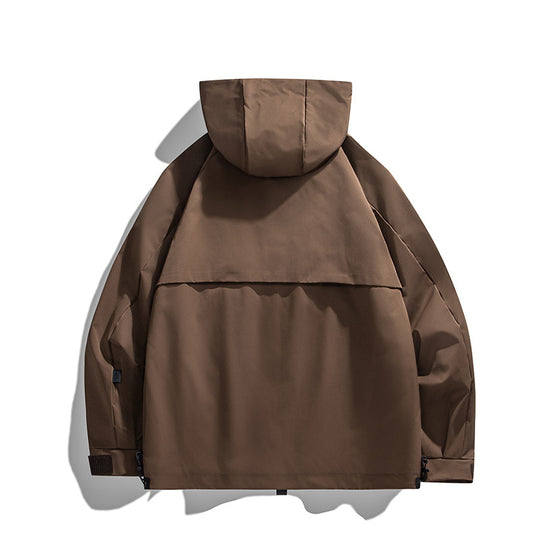 Herren Technische Utility-Kapuzenjacke mit Multifunktionstaschen Nord Taschen