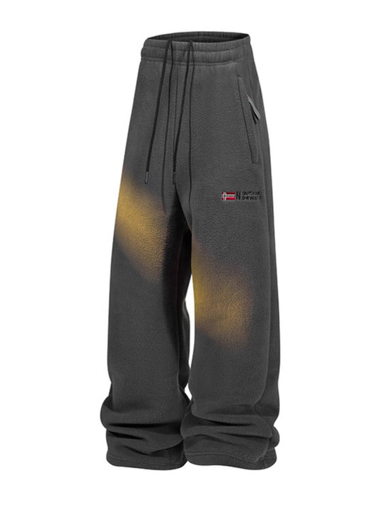 Damen Fleece-Hose mit elastischem Bund, Reißverschlusstaschen und Thermo-Innenfutter Nord Taschen