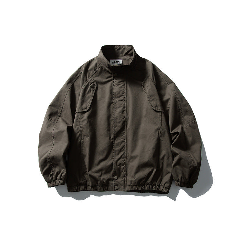 Unisex Boxy-Fieldblouson aus leichtem Ripstop mit verdeckter Reißverschlussblende und elastischem Saum Nord Taschen