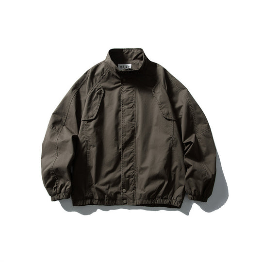 Unisex Boxy-Fieldblouson aus leichtem Ripstop mit verdeckter Reißverschlussblende und elastischem Saum Nord Taschen