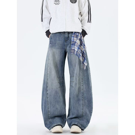 Damen Urbaner Baggy-Jeans Nord Taschen