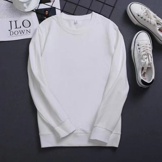 Herren Feines Rundhals‑Sweatshirt aus Baumwollmix mit gerippten Bündchen Nord Taschen