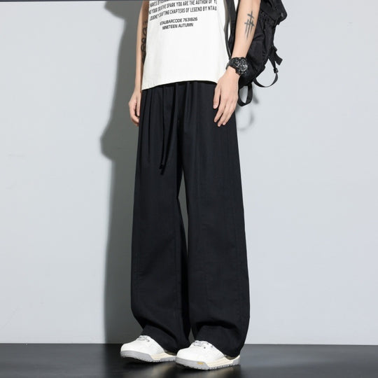Damen Weite Lagen-Loungehose mit Cargo-Details & elastischem Tunnelzug Nord Taschen