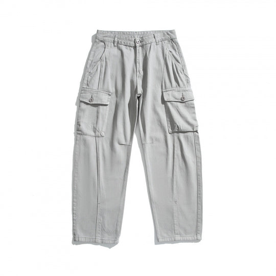 Herren Cargo-Hose im Utility-Stil mit Klappentaschen und geradem Bein Nord Taschen