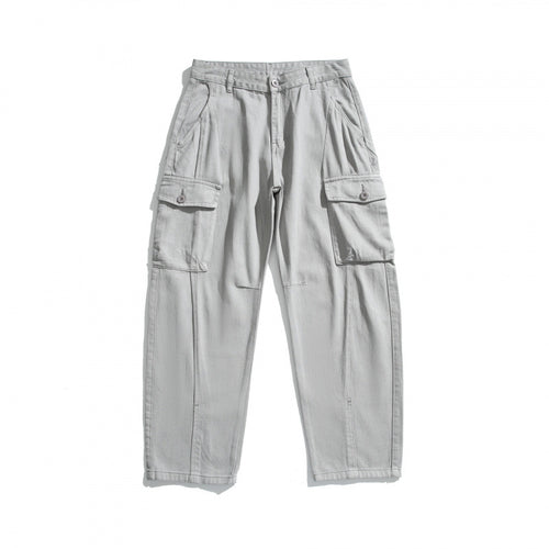 Herren Cargo-Hose im Utility-Stil mit Klappentaschen und geradem Bein Nord Taschen