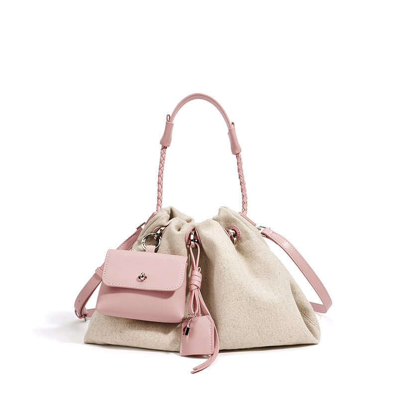 Damen lässige Stoffhandtasche mit abnehmbarem Minibag Nord Taschen