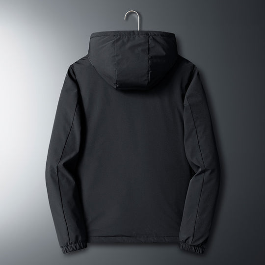 Herren Leichte Softshelljacke mit Kapuze, wind- und wasserabweisend Nord Taschen