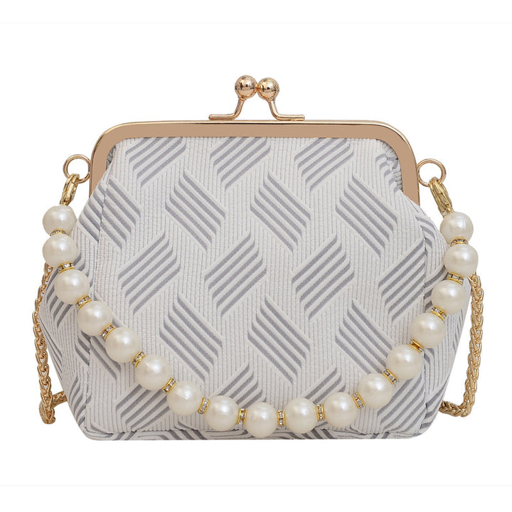 Damen Handtasche mit Perlenverzierung Nord Taschen