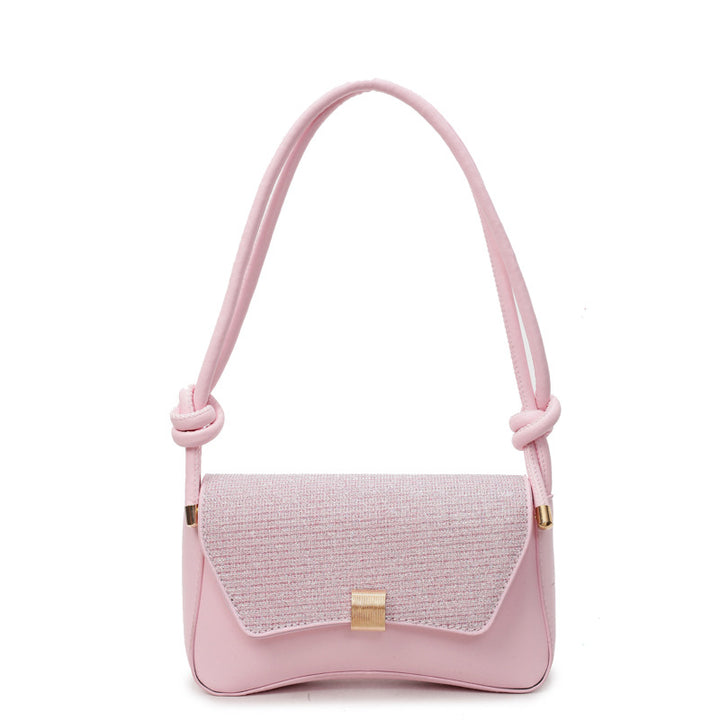 Damen Abendhandtasche mit funkelndem Obermaterial und elegantem Knopfverschluss Nord Taschen
