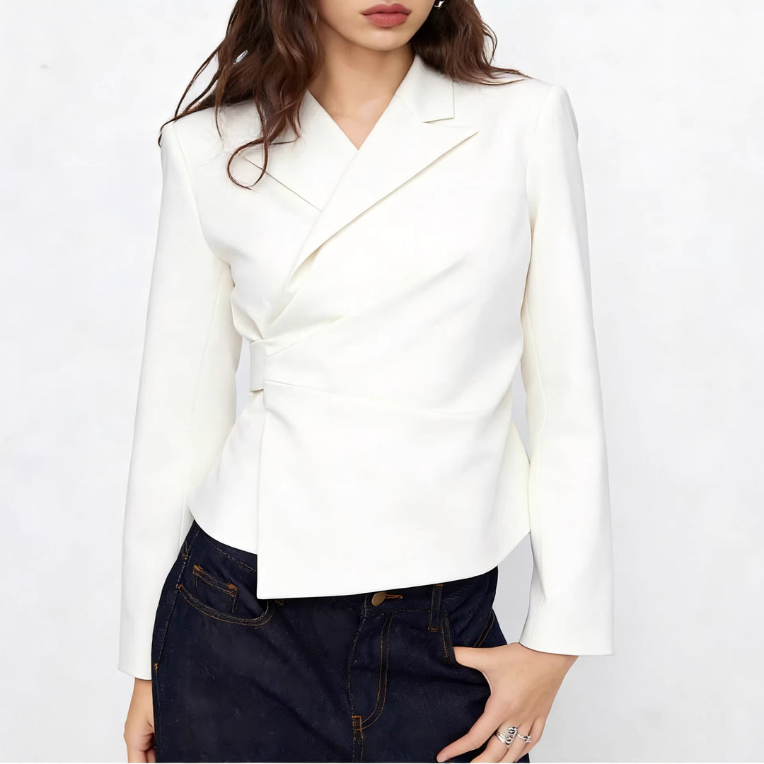 Damen Eleganter Tailored Blazer Nord Taschen