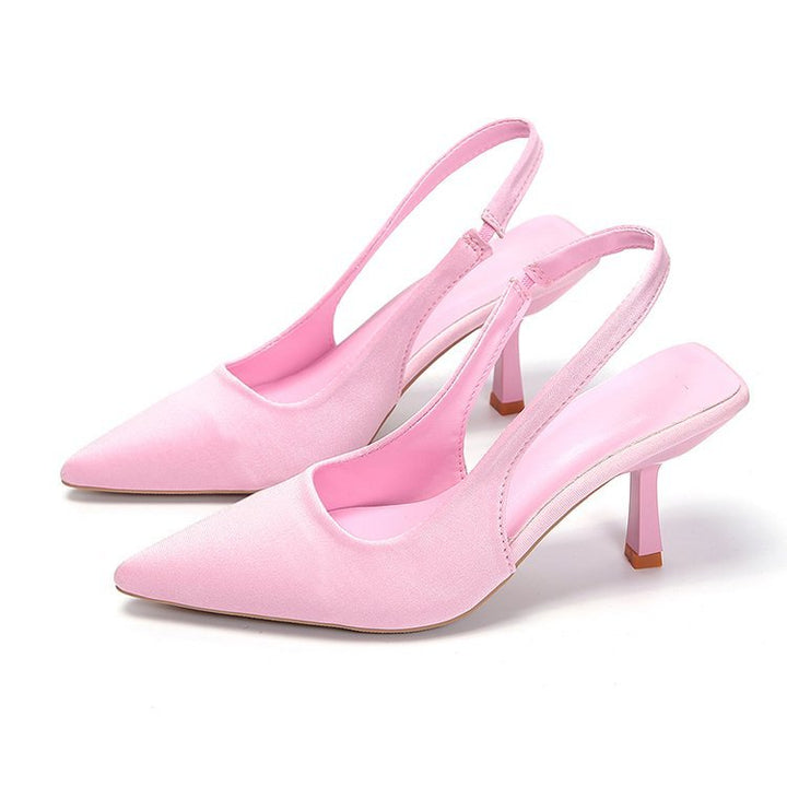 Damen Sling-Pumps mit eleganter Spitze und verstellbarem Riemen