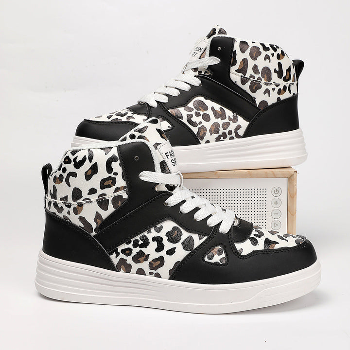 Damen Hochmodische Sneaker im Leoparden-Design