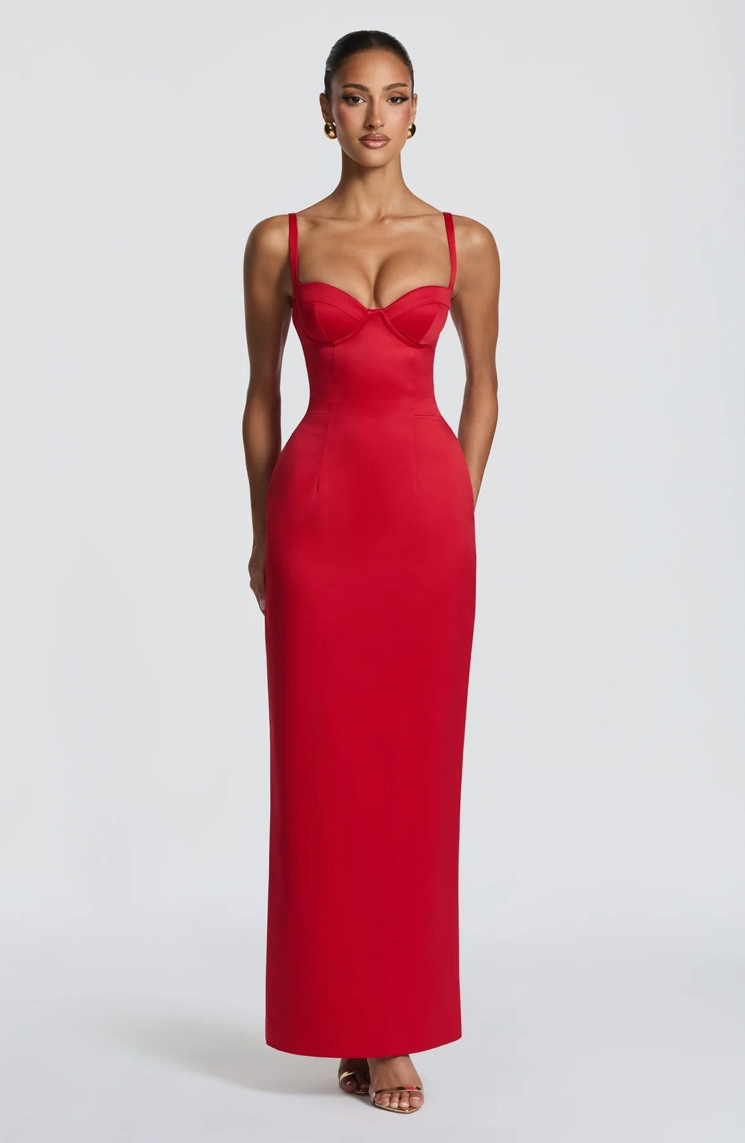 Damen Elegantes Ballkleid mit figurformendem Design