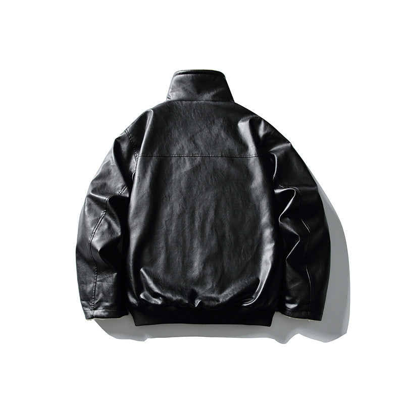 Herren Kurzer Boxy-Blouson mit verstellbarem Schnallenkragen und Teddy-Innenfutter Nord Taschen