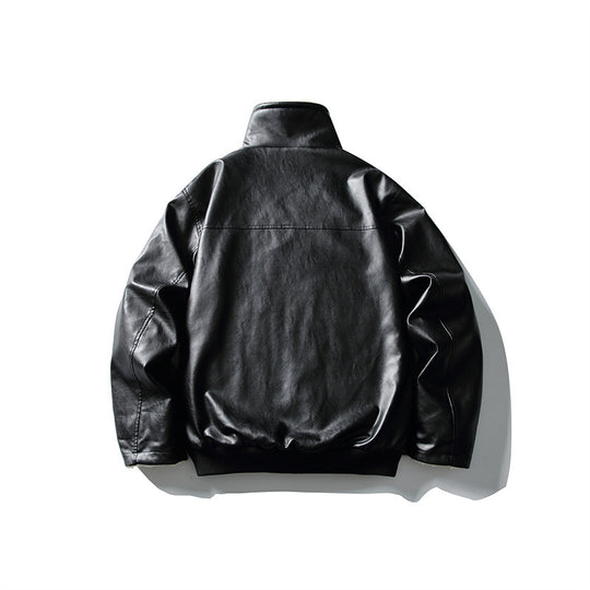 Herren Kurzer Boxy-Blouson mit verstellbarem Schnallenkragen und Teddy-Innenfutter Nord Taschen