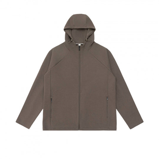 Unisex Leichte Kapuzen-Zipjacke aus technischem Fleece mit Raglanärmeln Nord Taschen