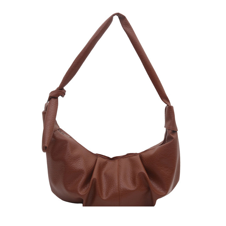 Damen Hobo-Tasche aus weichem Leder mit modischem Knotenverschluss Nord Taschen