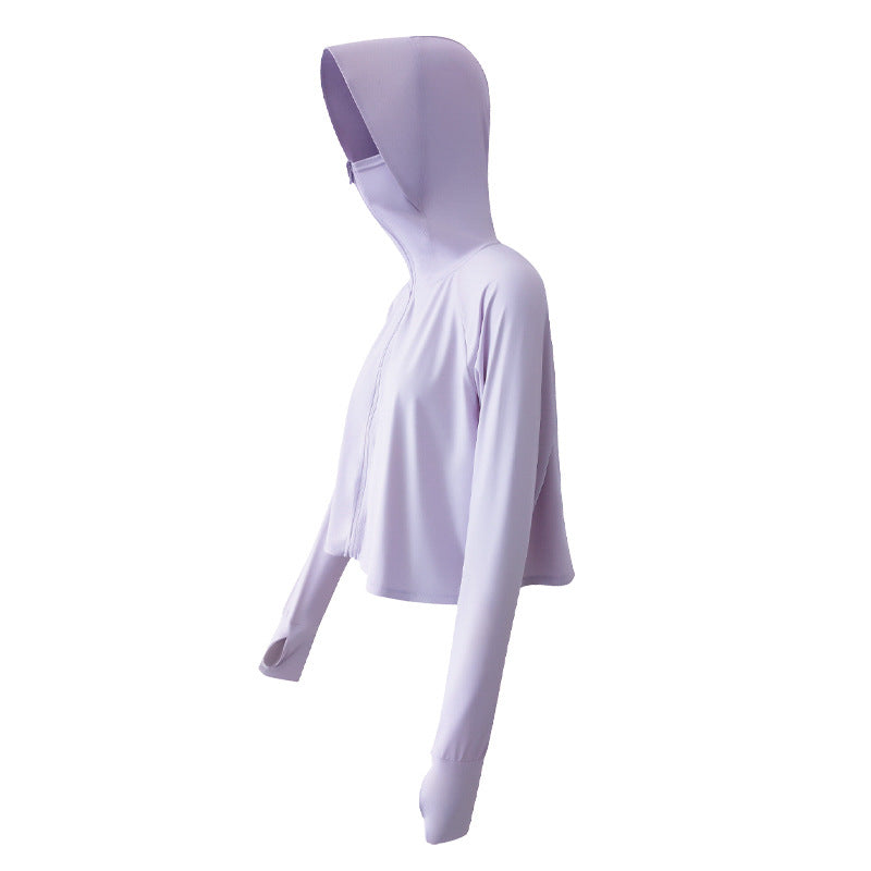 Sonnenschutzkleidung mit Kapuze