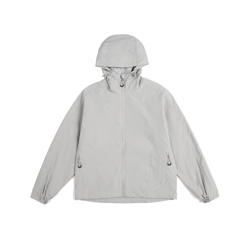 Damen leichte Windjacke mit Kapuze, verstellbarem Saum und wasserabweisender Funktion Nord Taschen