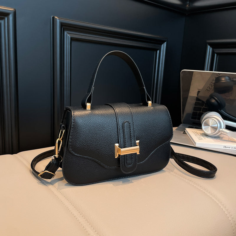 Damen elegante Umhängetasche mit strukturiertem Verschluss Nord Taschen