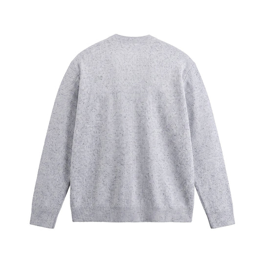 Herren Strukturierter Henley‑Strickpullover mit Dreifach‑Knopfleiste Nord Taschen