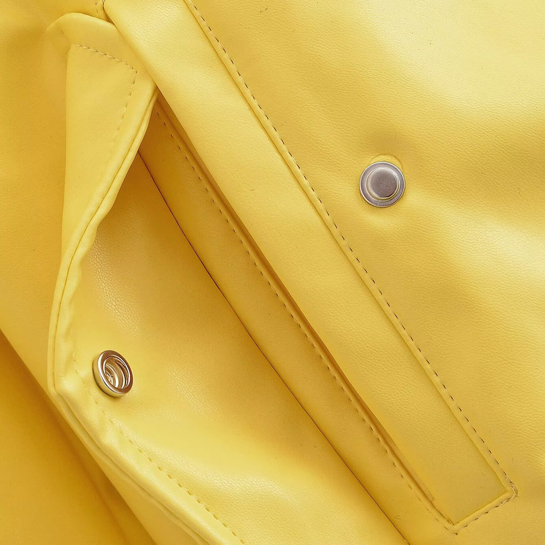 Damen Oversized Bomberjacke mit Reißverschluss, Kragen, gerippten Bündchen und Pattentaschen Nord Taschen