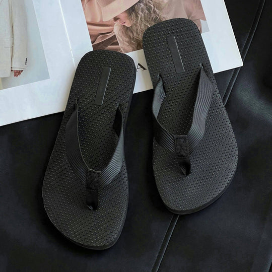Damen Bequeme Zehentrenner-Sandalen mit rutschfester Sohle