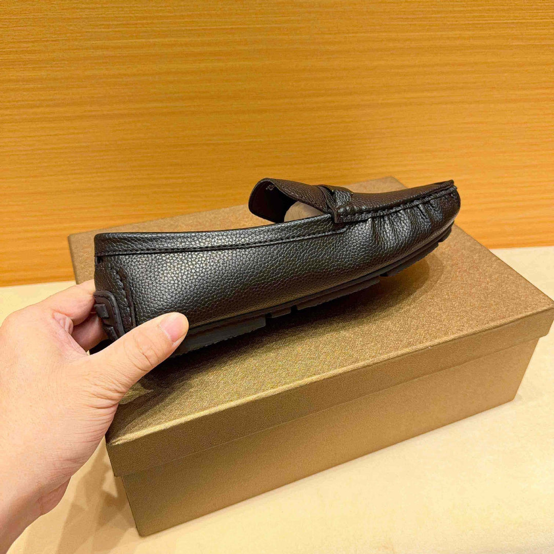 Herren Mokassins aus hochwertigem Leder mit eleganter Ziernaht Nord Taschen