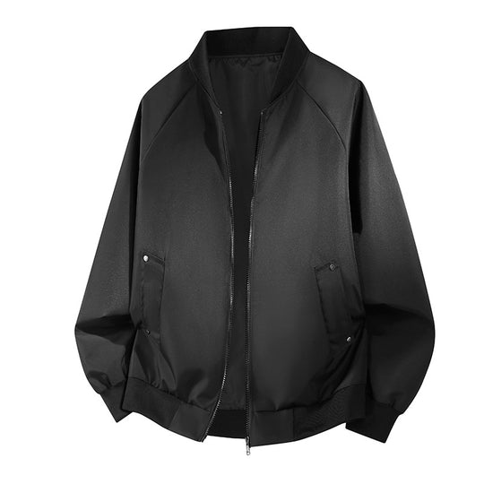 Herren Leichte Outdoor‑Bomberjacke im Clean‑Look mit Raglanärmeln, verdecktem Zwei‑Wege‑Reißverschluss & praktischen Pattentaschen Nord Taschen