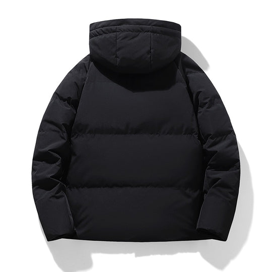 Herren Wattierte Kapuzen-Übergangsjacke mit Thermofüllung und hohem Stehkragen Nord Taschen