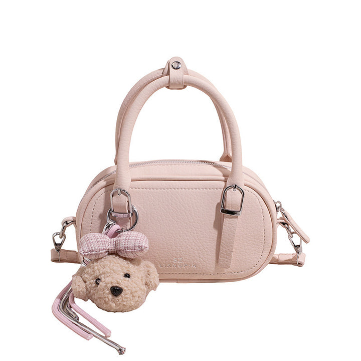 Damen Mini-Handtasche mit herausnehmbarem Teddy-Anhänger Nord Taschen