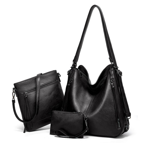 Damen Hobo-Tasche mit eleganter Silhouette und zusätzlichem Umhängetäschchen Nord Taschen