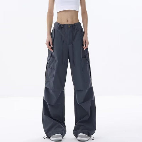 Damen Cargo-Hose im lässigen Oversized-Schnitt mit praktischen Taschen und verstellbarem Bund Nord Taschen