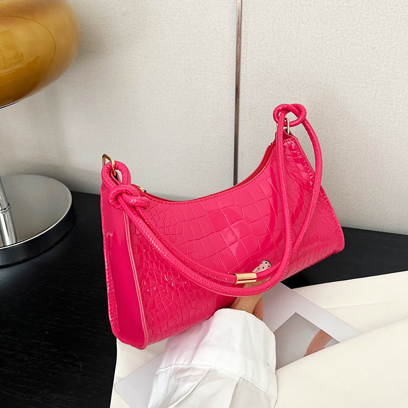 Damen elegante Handtasche mit kroko-ähnlicher Textur Nord Taschen